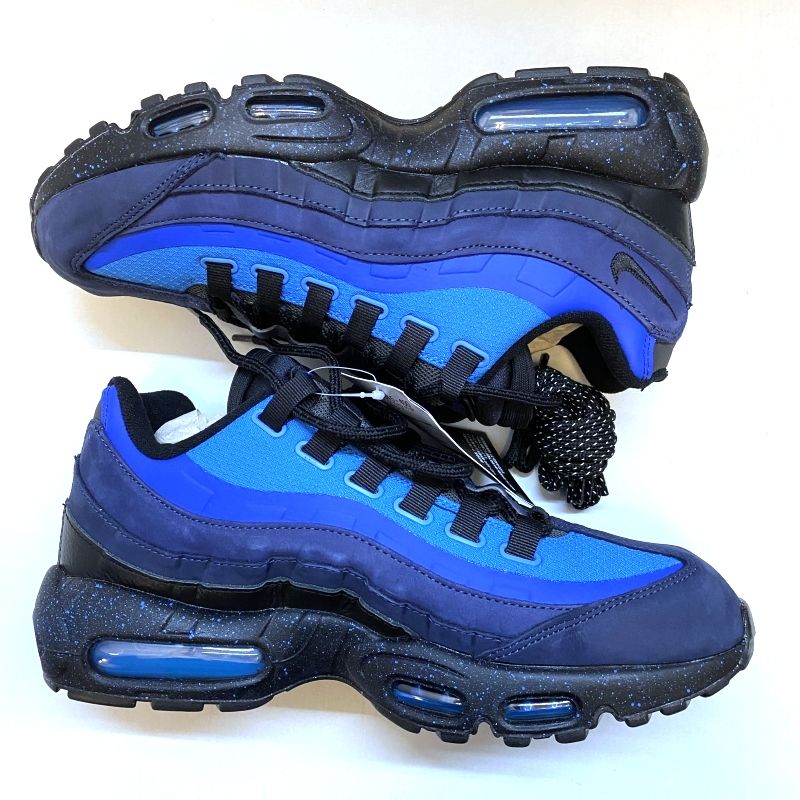 03w10233【タグ/箱付き美品】Stash × Nike Air Max 95 Black and 