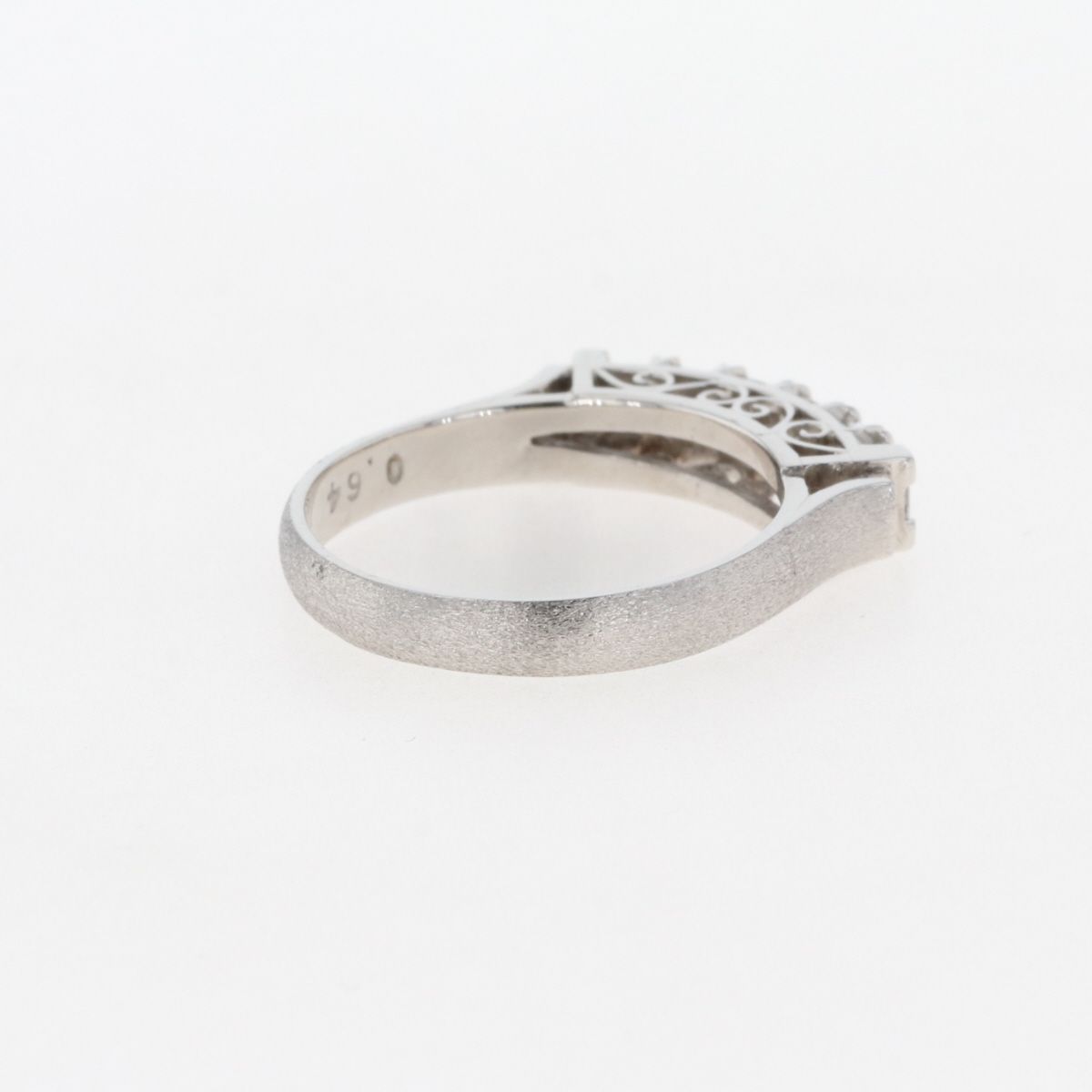 メレダイヤ デザインリング プラチナ 指輪 リング 11号 Pt850 