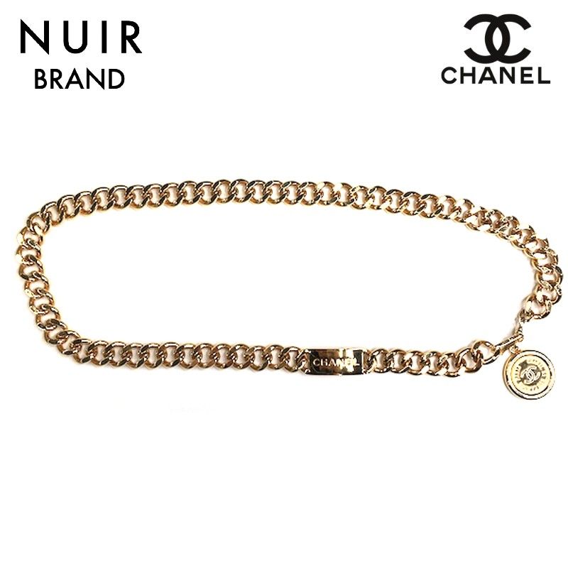 CHANELチェーンベルト正規品未使用！メルカリ市価格！ CHANEL シャネル ベルト チェーンベルト 1990年 - メルカリ