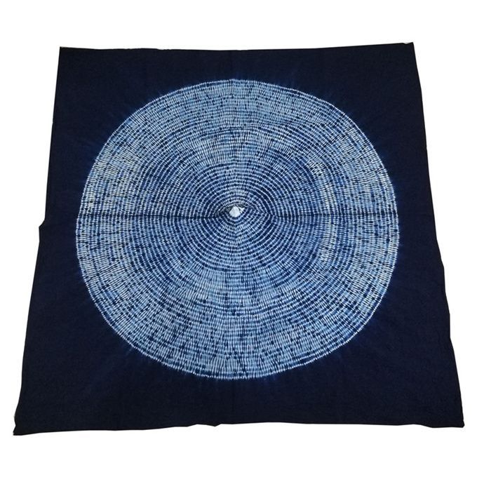 用の美 アウトレット 絞り染め 天然藍染 手染めコットン テーブル