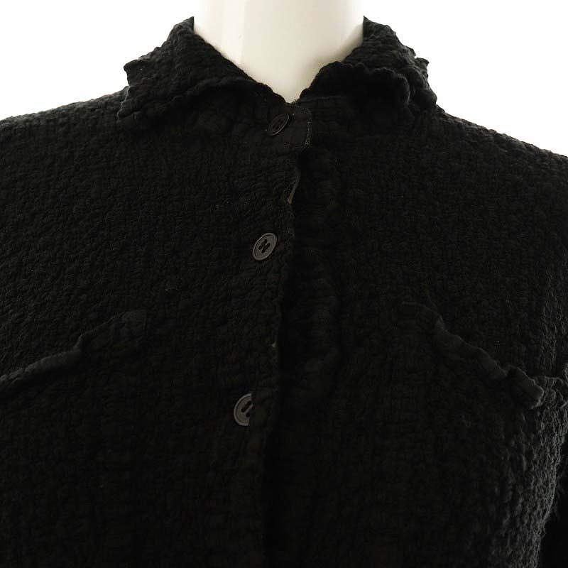 【人気】issey miyake me ジャケット　ブラック　カリフラワー ミーイッセイミヤケ me ISSEY MIYAKE カリフラワー ジャケット