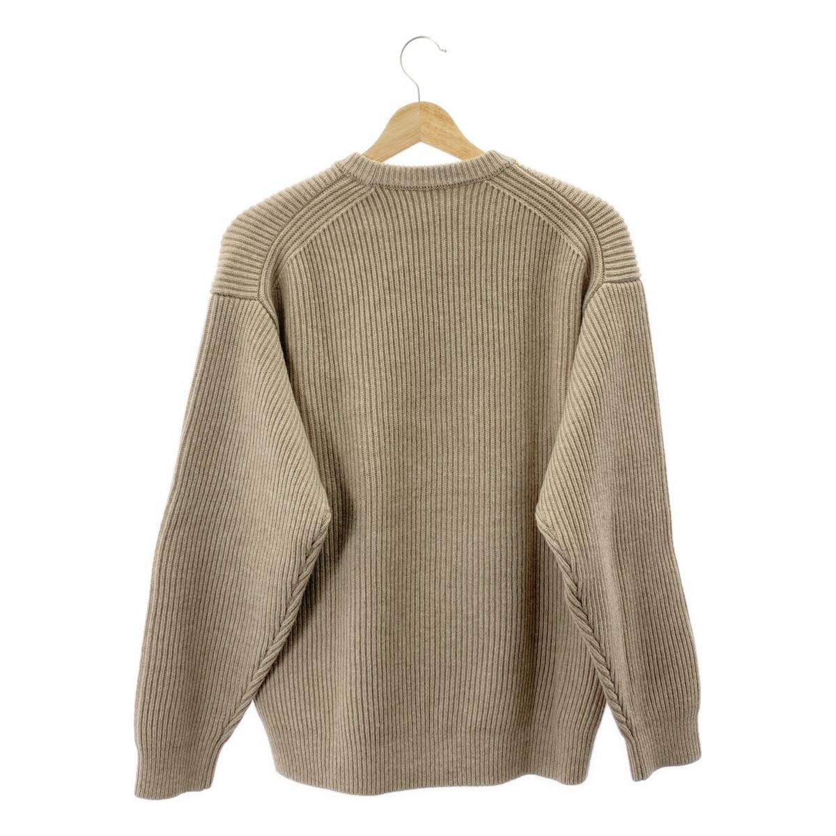 美品】 AURALEE / オーラリー | CASHMERE WOOL RIB KNIT BIG P/O 