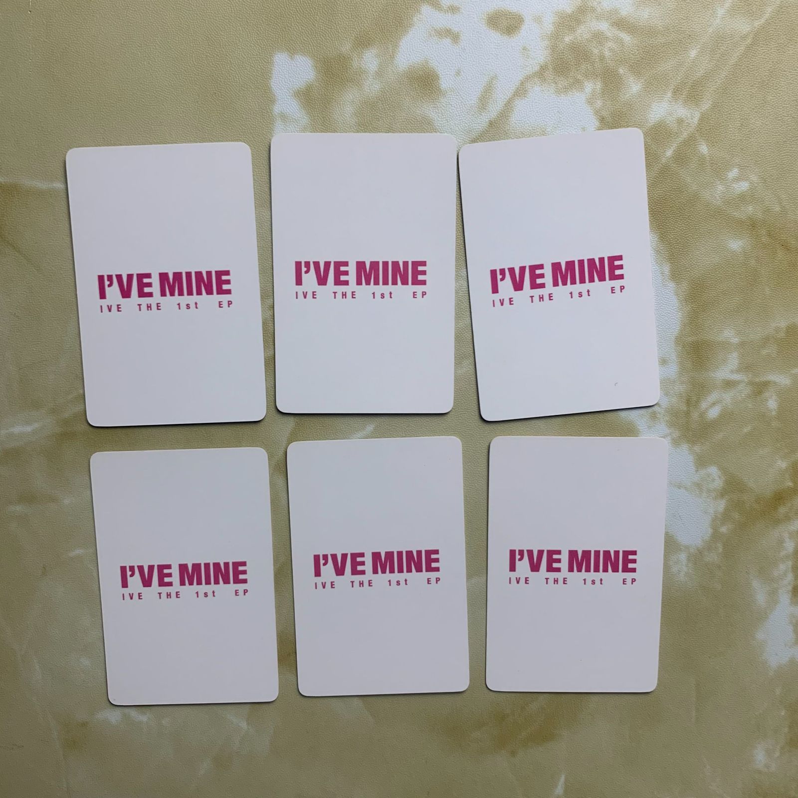 IVE 中華 一直娯 yizhiyu2.0 baddie トレカ 6枚セット 匿名配送】IVE I'VE 一直娯 baddie yizhiyu2.0 限定中華トレカ 6