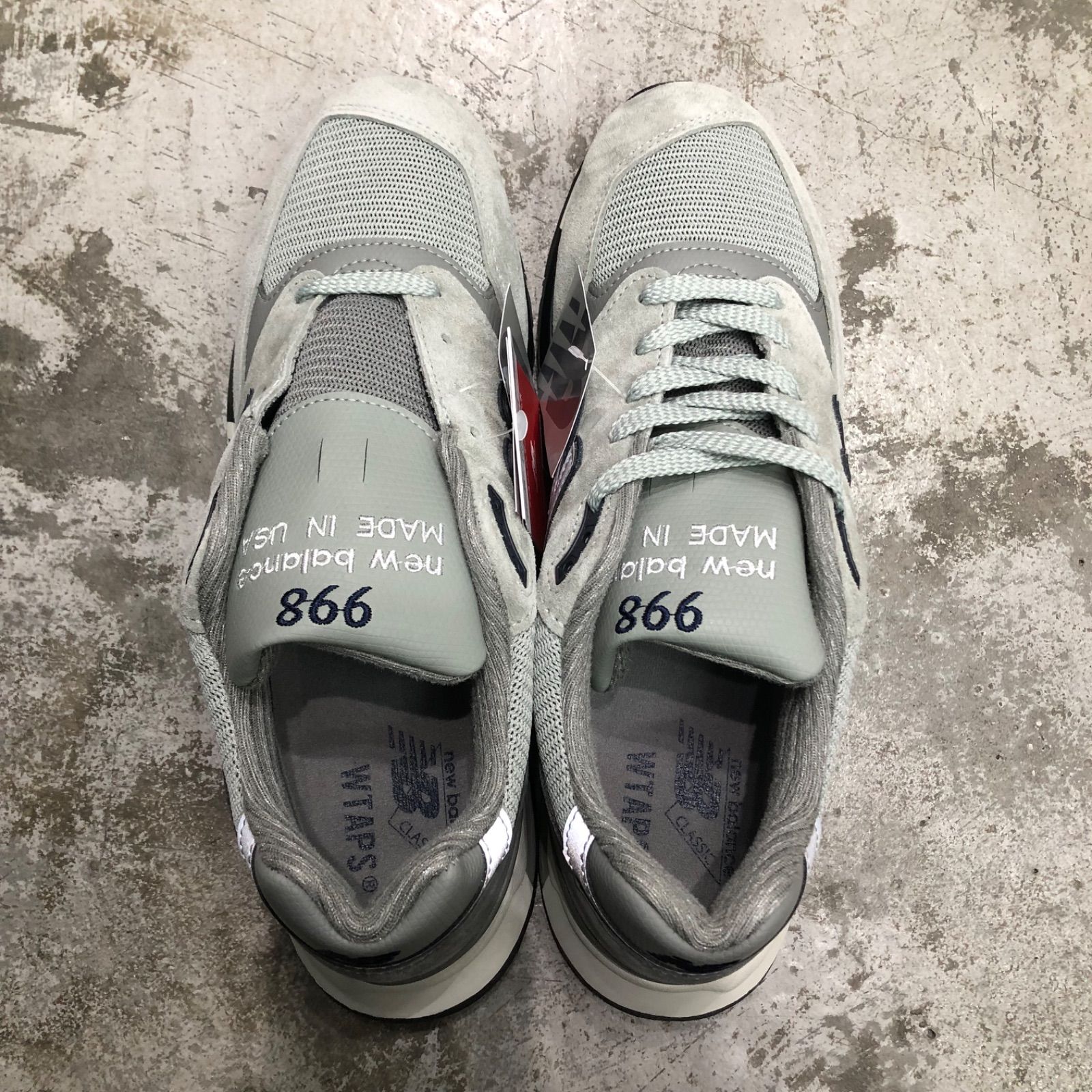 未使用品 WTAPS New Balance 998 Gray コラボ スエード スニーカー 