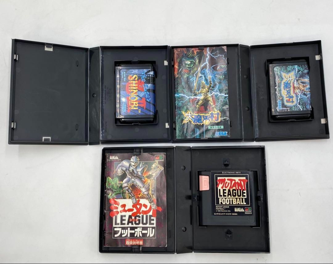 メガドライブ ソフト 14本 まとめ スーパー忍Ⅱ 007 ストリートファイター 大魔界村 ソニック ザ ヘッジホッグ3 龍虎の拳 デビルズコース UP786_INFO