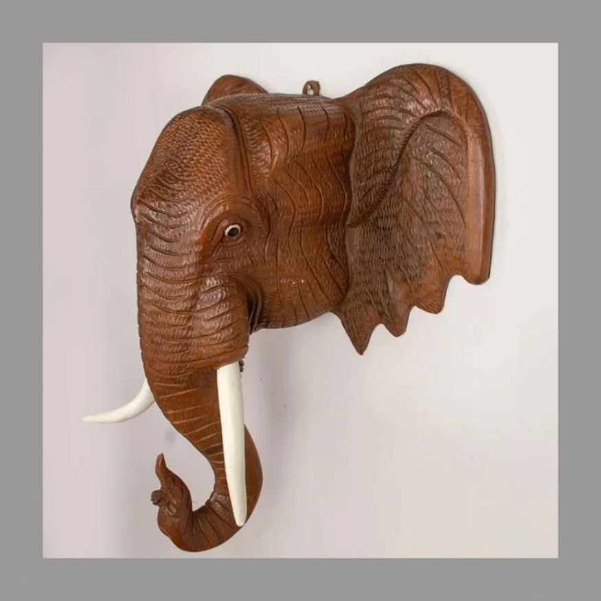 山脇正司 木彫 鷹置物 41.5cm 共箱 唐物 骨董 古美術 楾 P208-OX