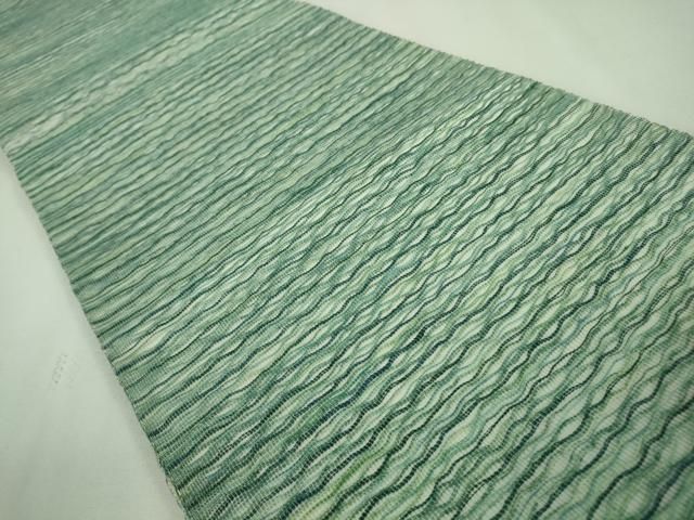 平和屋本店□希少 夏物 人間国宝 綴織 細見華岳 全通柄袋帯 涼風 共箱  