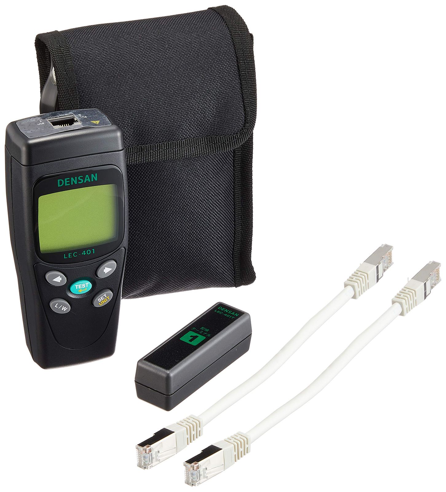 電子測定機器 LANケーブルチェッカー ネットワーク機器 ジェフコム LEC-401 LANケーブルハイテスタ 3665 | HIOKI
