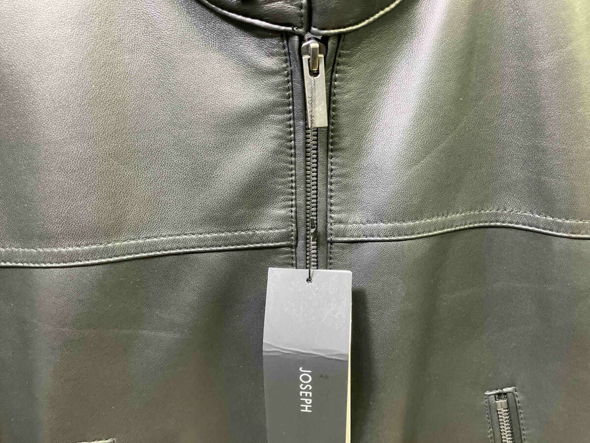 【タグ付き】JOSEPH ジョセフ シングルライダース LWJHSW0001 羊革 ブラック 48 参考価格¥143，000 数量限定，高品質