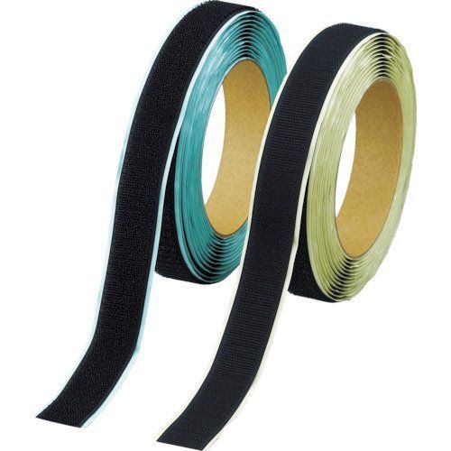 Color:黒_Size:50mm_Style:5m TRUSCO(トラスコ) マジックテープ 弱粘着 50mm×5m 黒 TPD-505MTS-BK