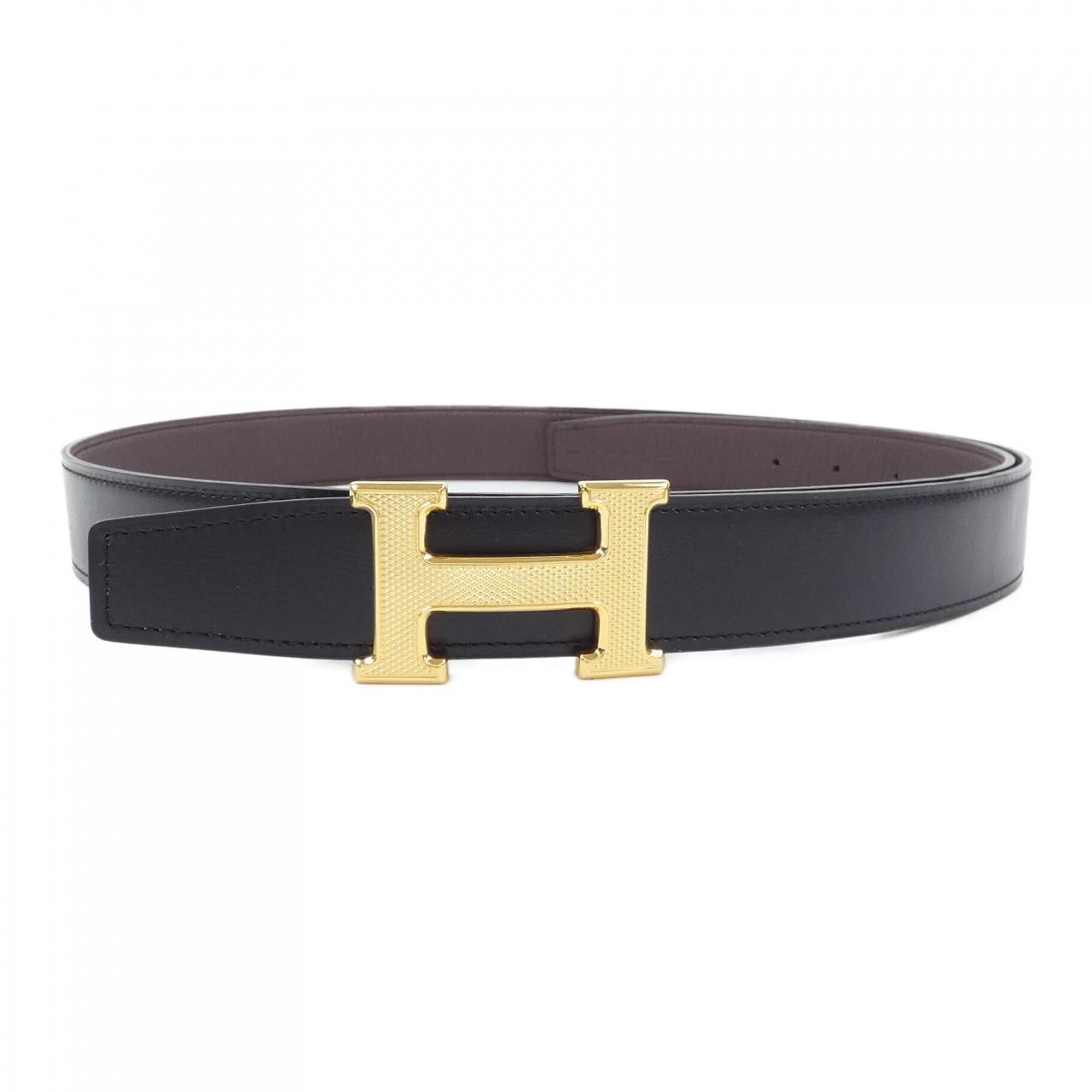 エルメス HERMES H ギヨシェ 32mm リバーシブル BELT