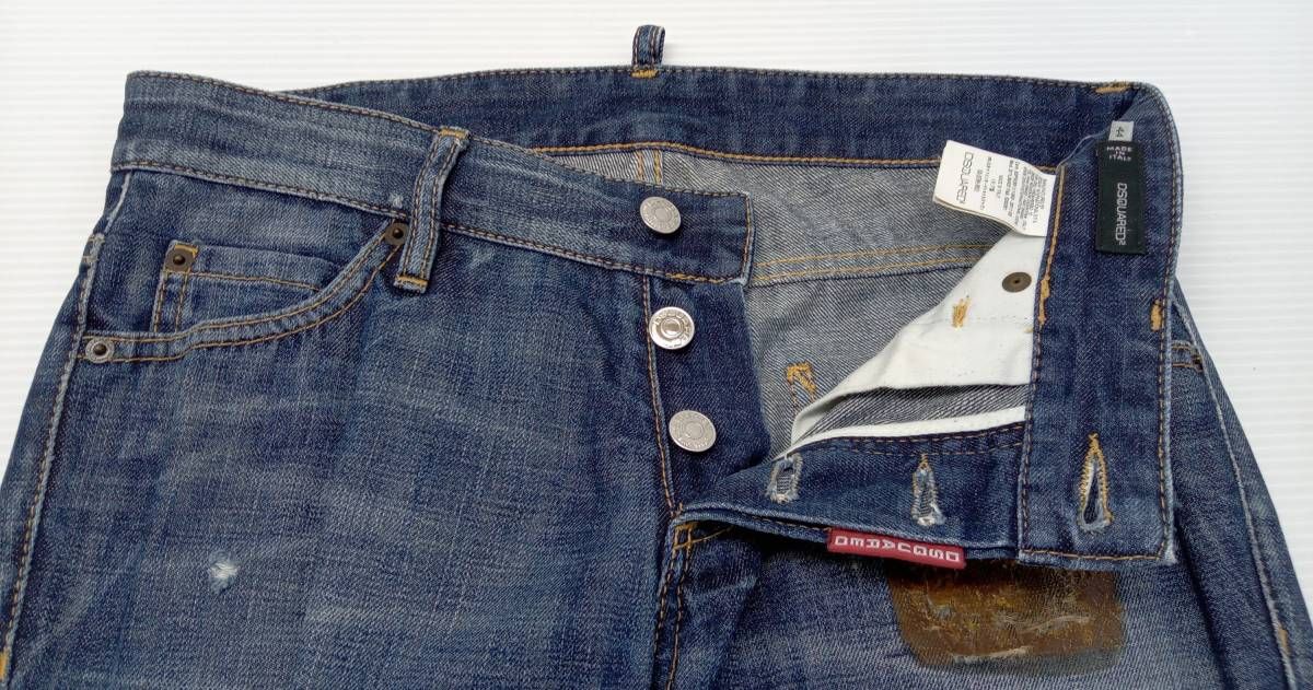 ☆ DSQUARED2 ディースクエアード2 デニムパンツ S71L ダメージ
