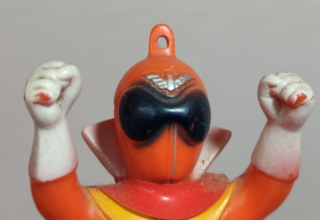 希少　アカレンジャー　ペンダント型ソフビ 希少 アカレンジャー ペンダント型ソフビ