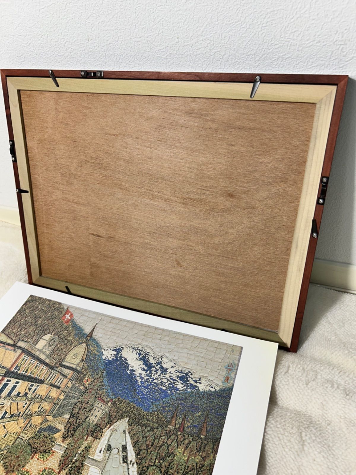 山下清 額装印刷画貼り絵 3点セット レア 希少 ロンドンのタワー