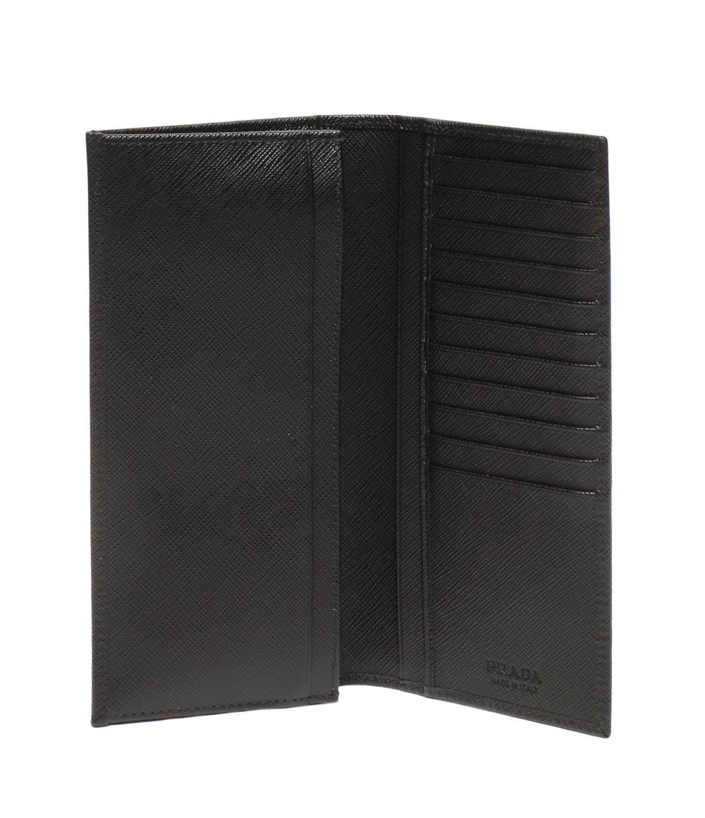 プラダ サフィアーノ NERO 長財布 黒 二つ折り長財布 メンズ 美品