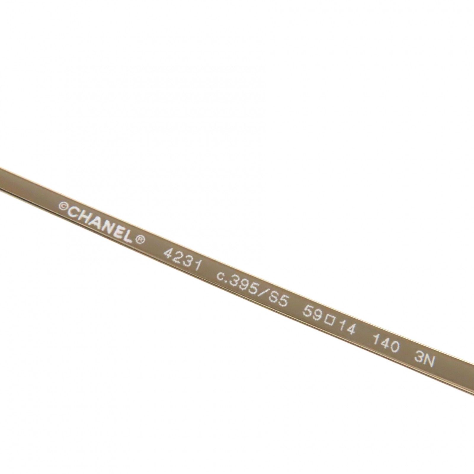 極美品▽CHANEL シャネル 4231 ツーブリッジ ティアドロップ ココ