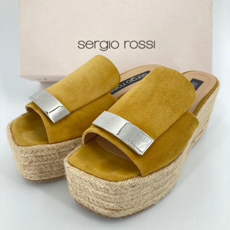 セルジオロッシ Sergio Rossi sr1 36 1/2 ミュール Sergio Rossi