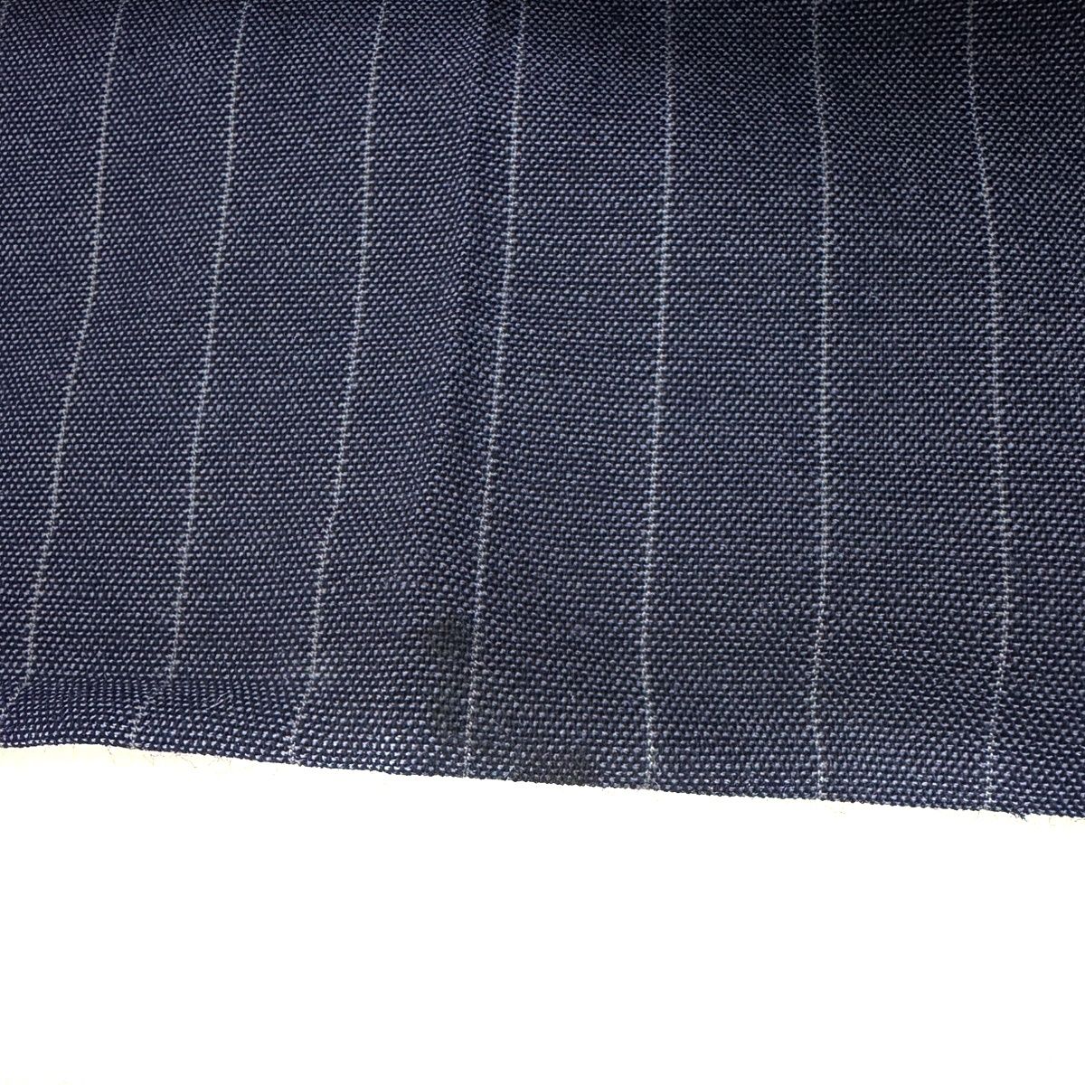 SADE PT-15 ネイビー ストライプ フレアスラックス SADE シャーデー PT15 ストライプウールスラックスパンツ SADE