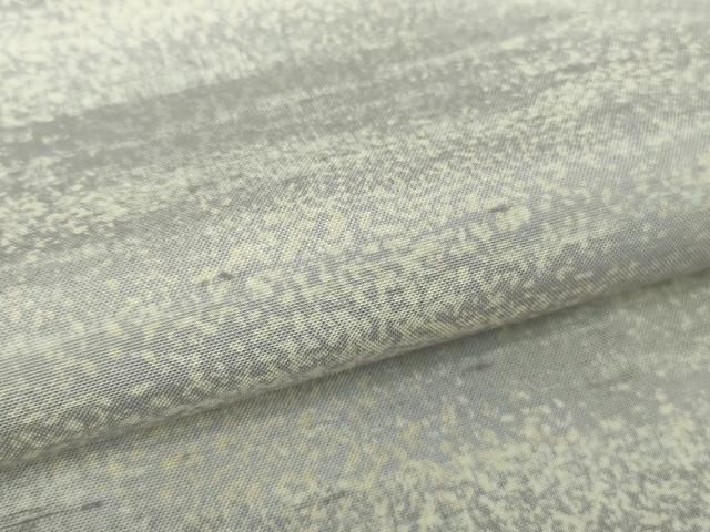 平和屋着物□極上 石川県指定無形文化財 牛首紬 白山工房 手織り 霞文