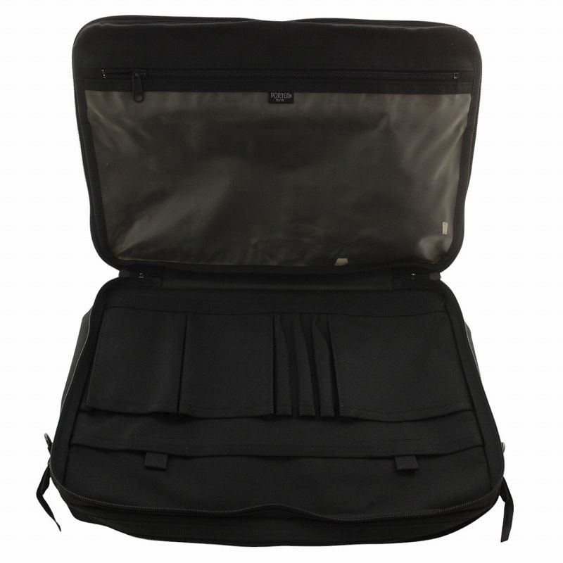 美品 PORTER タンカー 吉田カバン ブリーフケース ビジネスバッグ 黒 PORTER ポータータンカー ブリーフケース ビジネスバッグ 黒 吉田