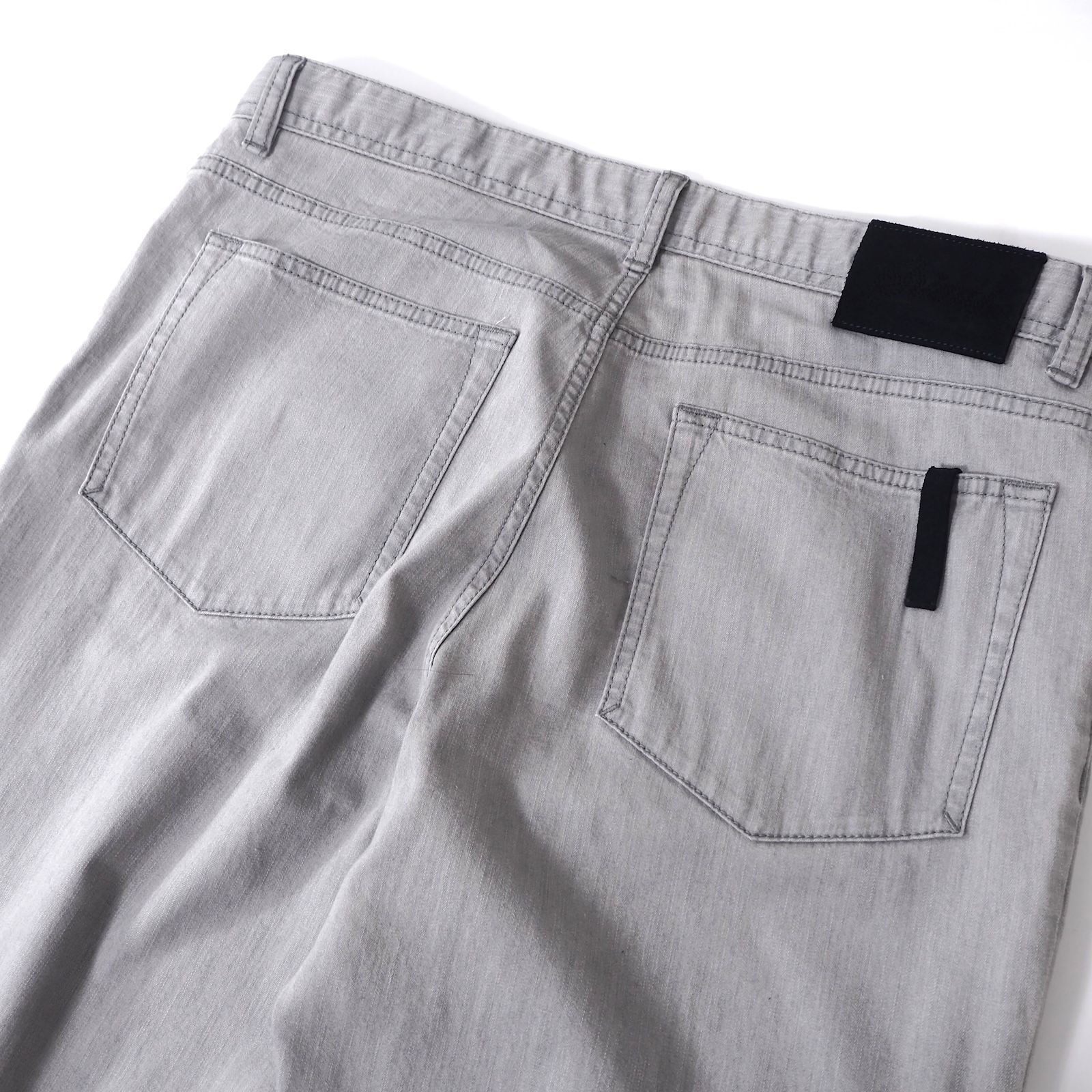 ブリオーニ Brioni イタリア製 近年モデル レザーパッチ デニム パンツ 