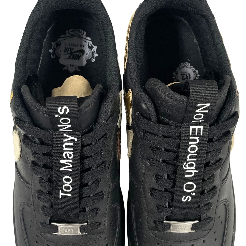 NIKE ナイキ 315122-001 AIR FORCE 1 07 Misplaced Checks John  エアフォース カスタム シューズ サイズUS9=27cm 正規品 / 50686 NIKE ナイキ 315122-001 AIR FORCE 1 07 Misplaced Checks John Geiger