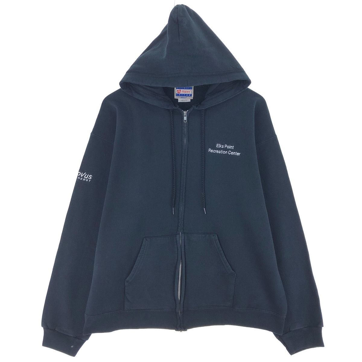 古着 ヘインズ Hanes ULTIMATE COTTON スウェットフルジップパーカー メンズM相当/eaa479938