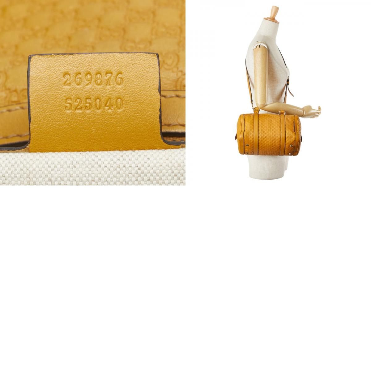 GUCCI グッチシマ　ショルダーバッグ GUCCI グッチ マイクログッチシマ ミニボストンバッグ