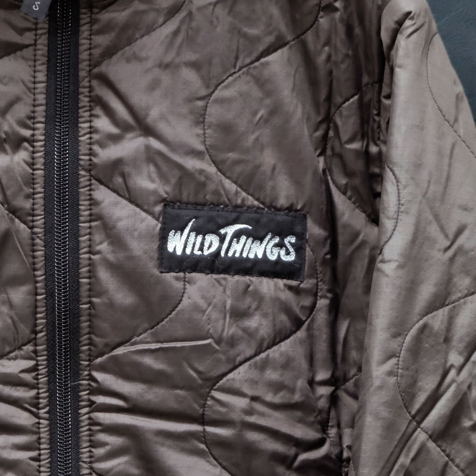 90s/00s USA製 WILD THINGS リバーキルト プリマロフトフーディー XXS 