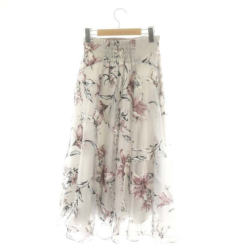 ジャスグリッティー JUSGLITTY 22AW オパールフラワープリント