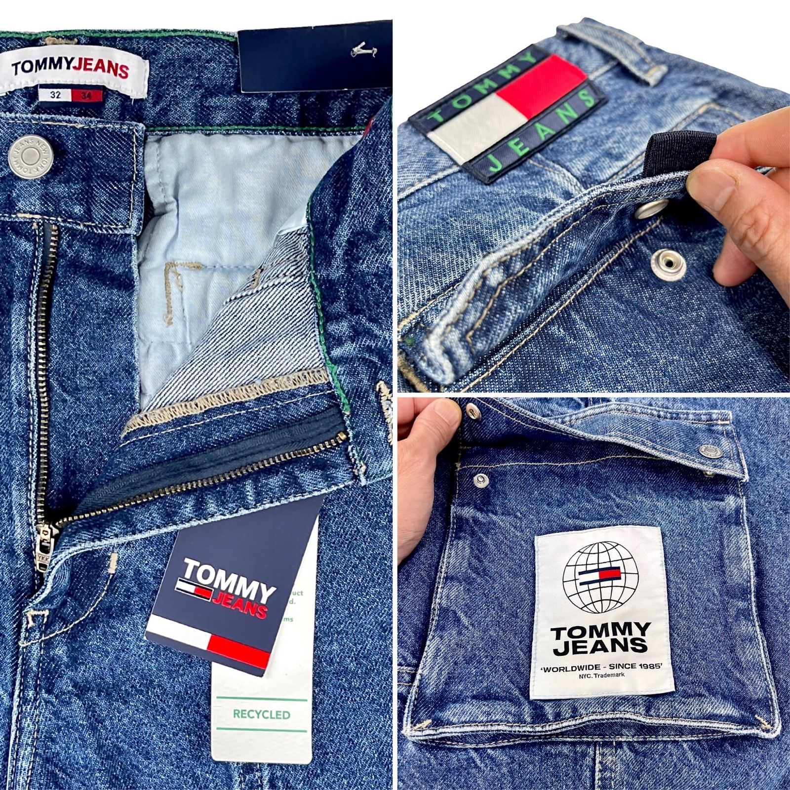 ブランド別 新品 TOMMY JEANS トミージーンズ ハイウエスト レギュラー 