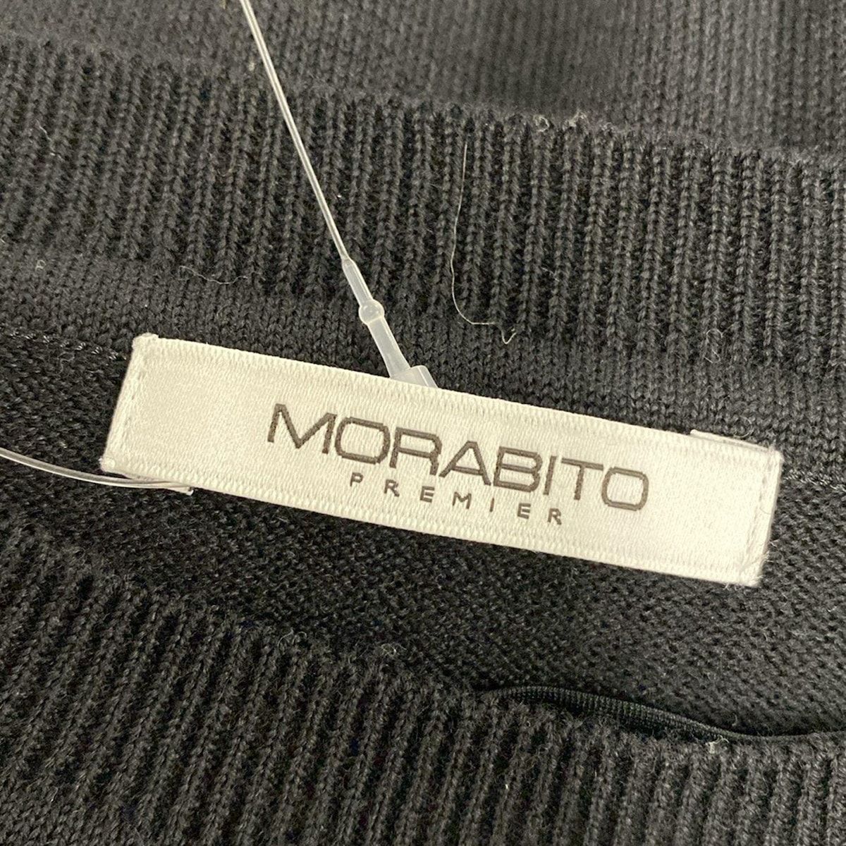 MORABITO(モラビト) ワンピース サイズ38 M レディース - 黒×シルバー