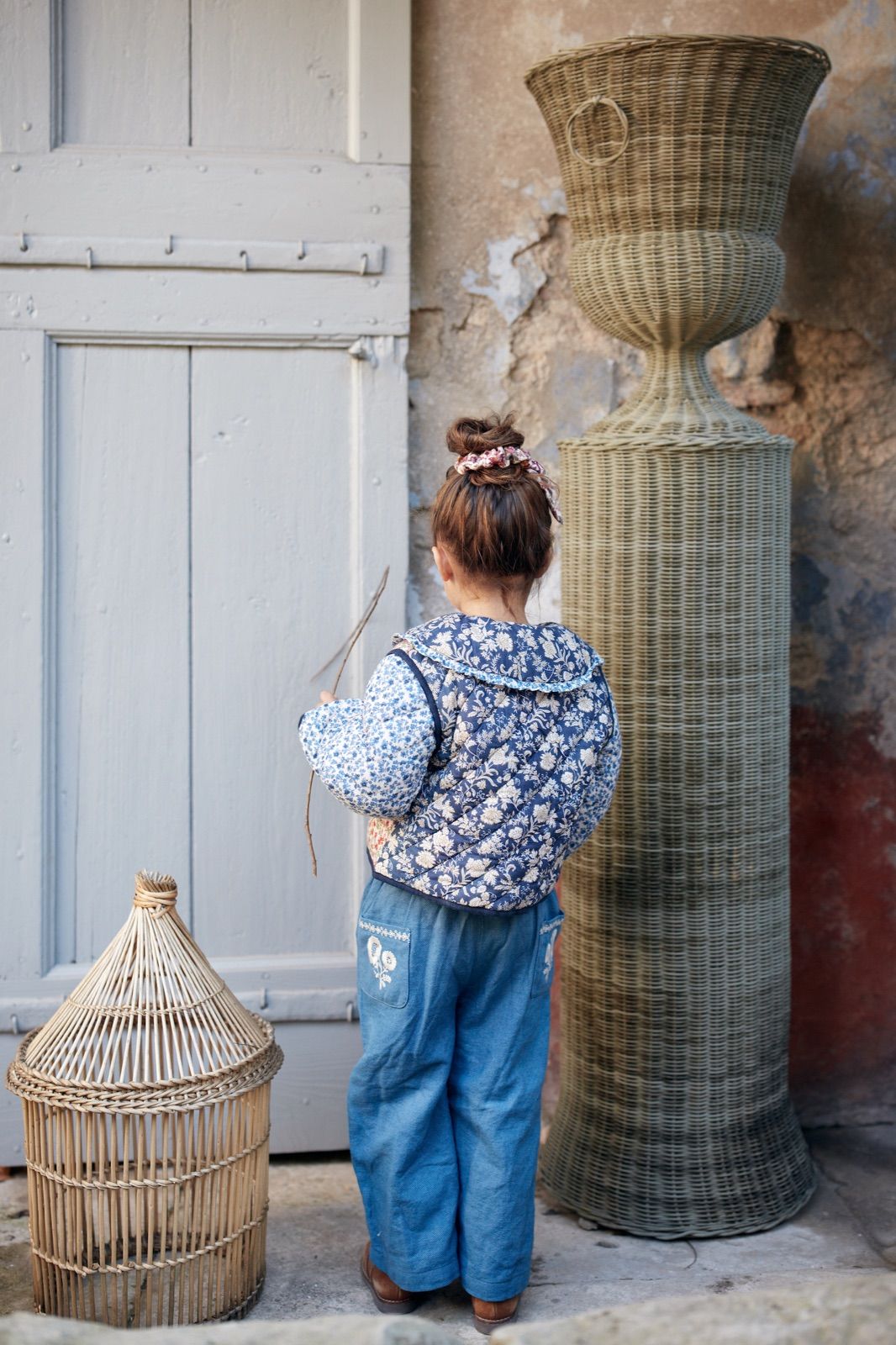LittleCottonClothes パッチワークジャケット 新品★misha LittleCottonClothes パッチワークジャケット 新品☆misha