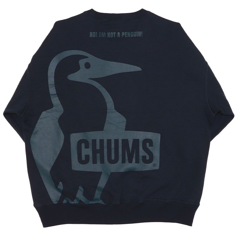 CHUMS チャムス CH00-1466 オーバーサイズドビッグブービークルートップ クルーネックスウェット トレーナー パーカー スウェット オーバーサイズ 裏起毛 クルーネック