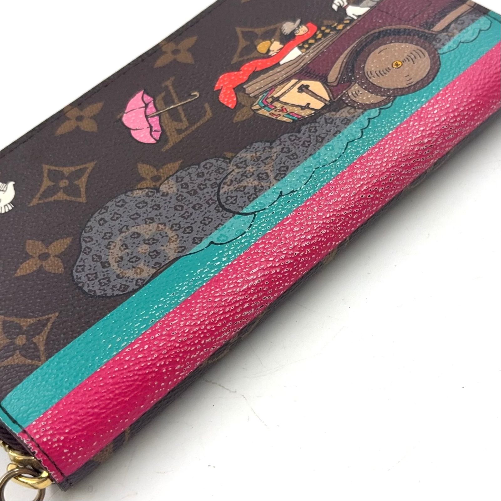 LOUIS VUITTON イヴァシオンジッピーウォレット モノグラム PVC
