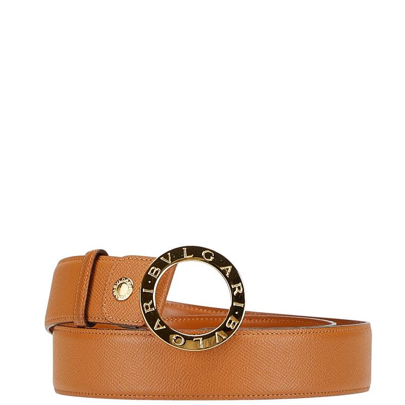 ブルガリ ブルガリブルガリ ベルト サイズ 105|42 ブラウン レザー メンズ BVLGARI 214-04326