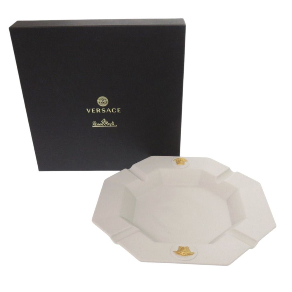 未使用 ヴェルサーチ Gorgona Pop プレート ポーセリン 磁器 ライト