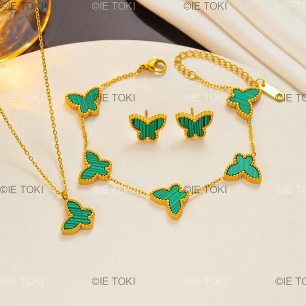 LKジュエリー　バタフライブレスレット　18K YG バタフライブレスレット 金メッキ ステンレス鋼 18K エレガント