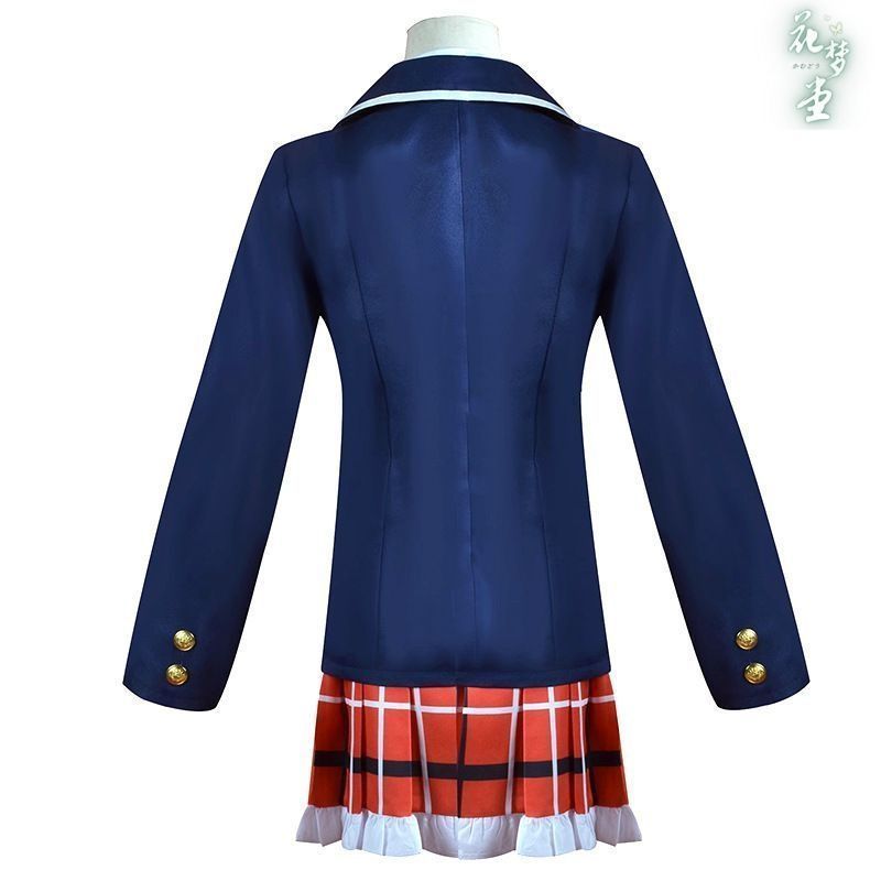 ラブイズリッチ レディース ゴルフ セット スカート ベスト ストライプ