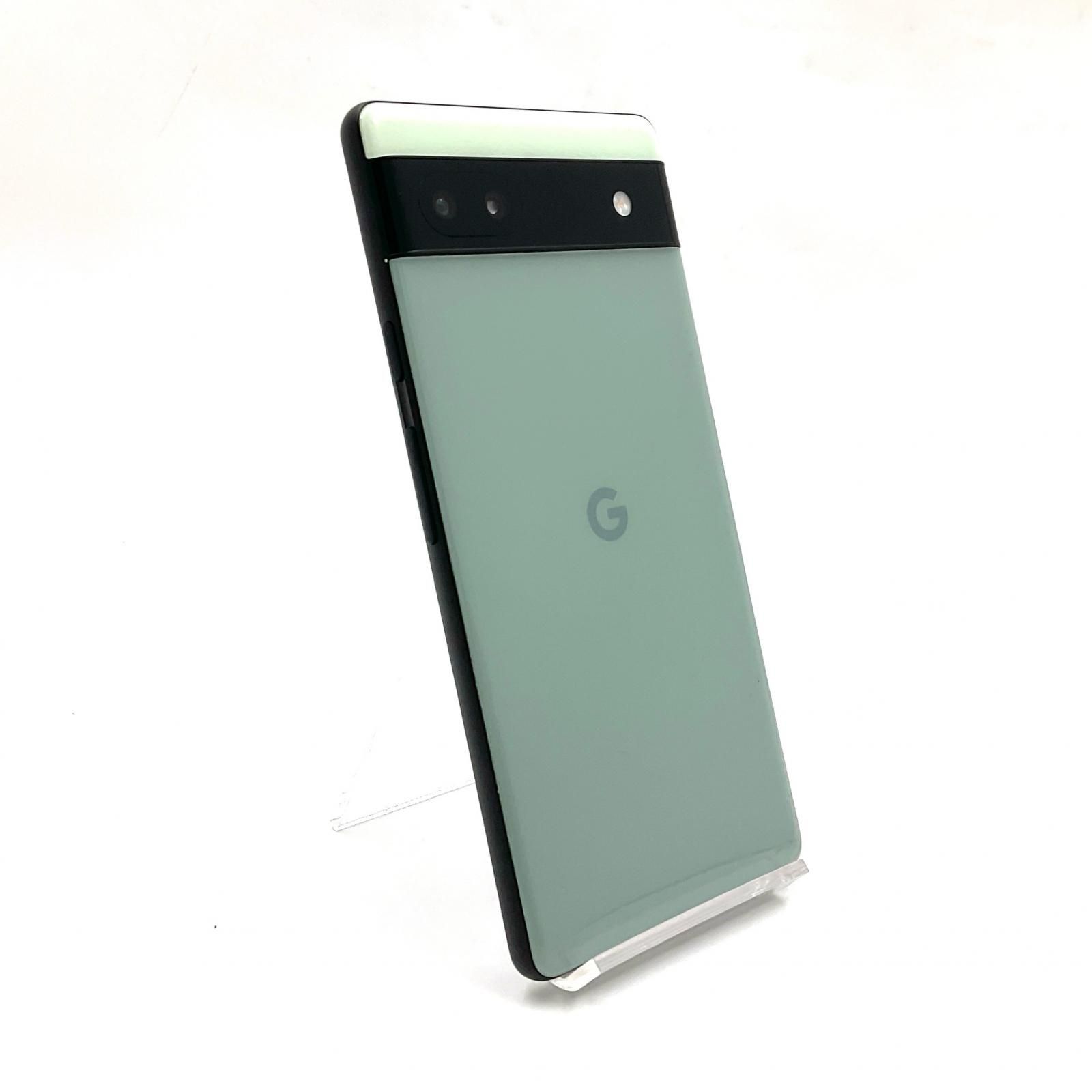Google Pixel 6a 128GB セージ Softbank SIMフリー GB17L 白ロム 動作 