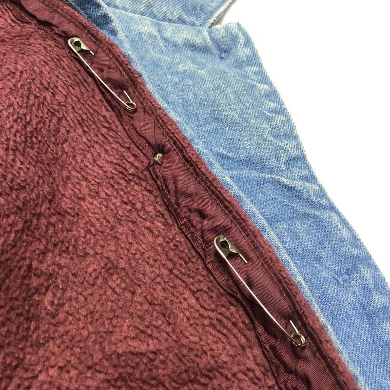 花柄刺繍デニムジャケット