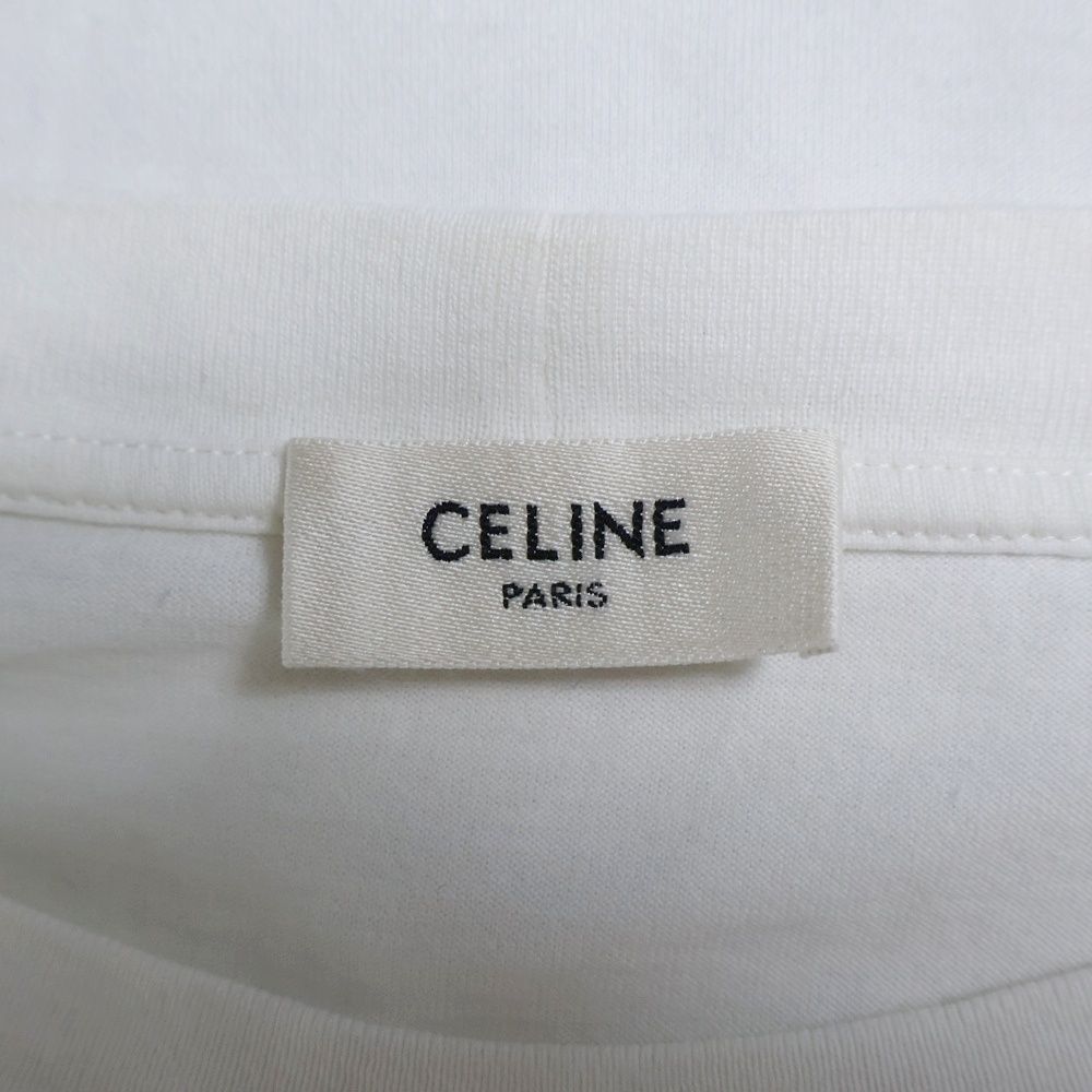 CELINE (セリーヌ) フロントロゴプリント クロップド クルー