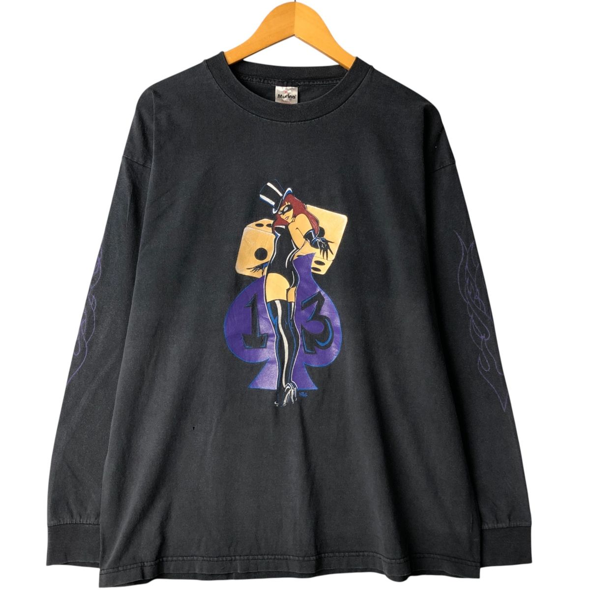 古着 90年代 MURINA ロングTシャツ ロンT メンズXL相当 ヴィンテージ|eaa591543