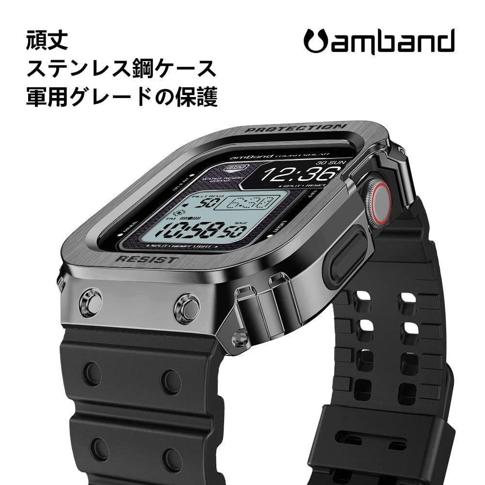 メルカリShops - amBand (アムバンド) ステンレス アップルウォッチバンド 45/44mm