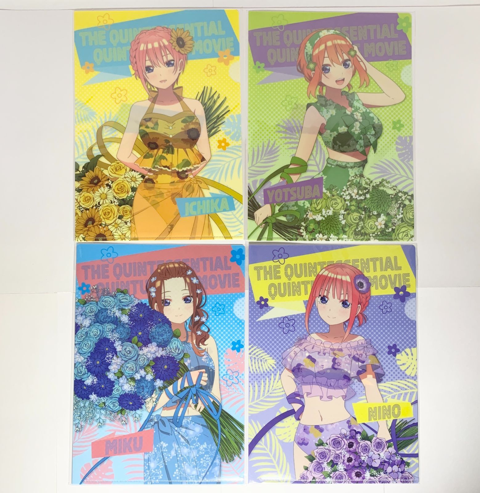 【出品準備中※コメントで対応優先】五等分の花嫁 クリアファイル セット 五等分の花嫁∬ クリアファイルセット 四葉 [五等分の花嫁