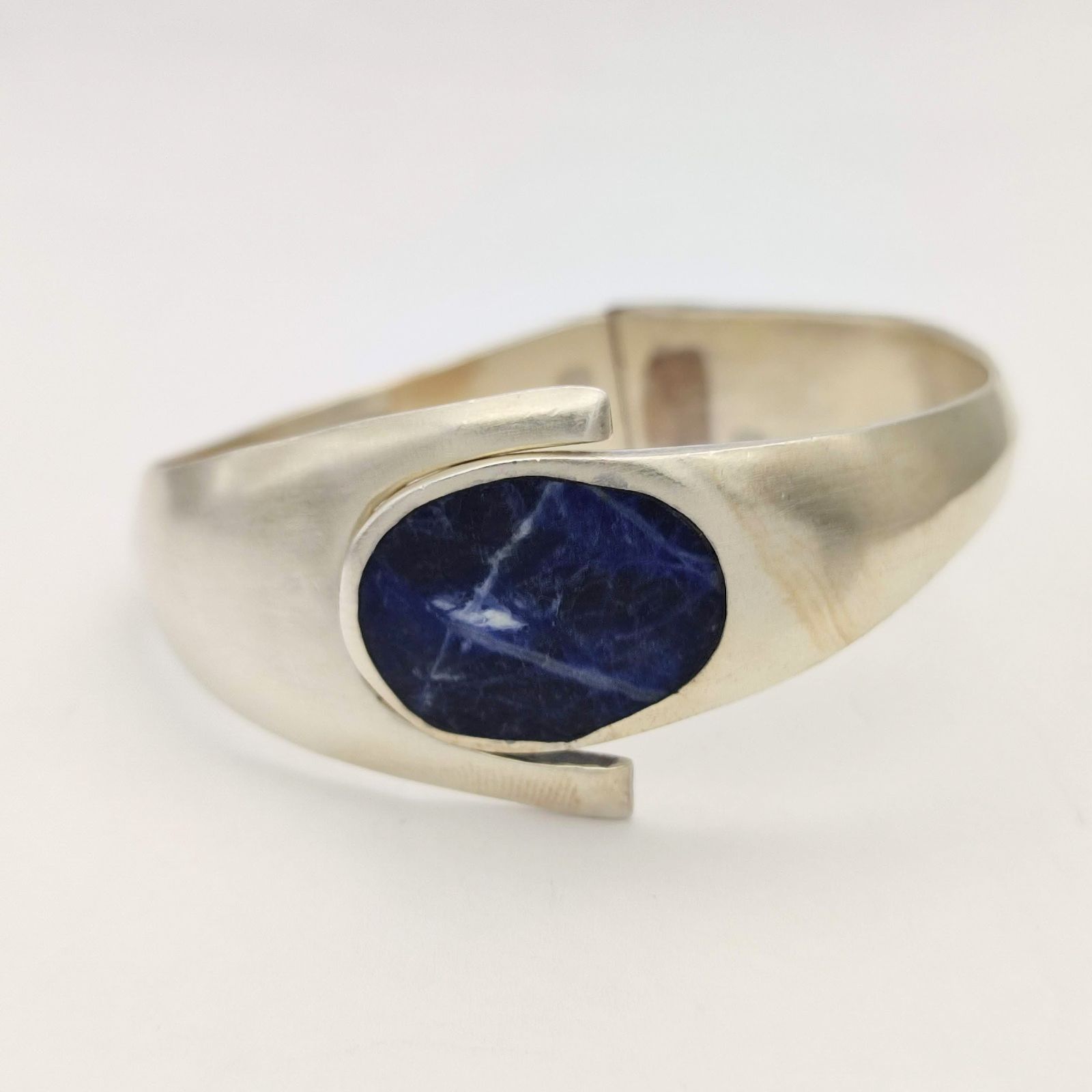 ソーダライトバングル ブレスレット MEXICO STERLINGSILVER シルバー925