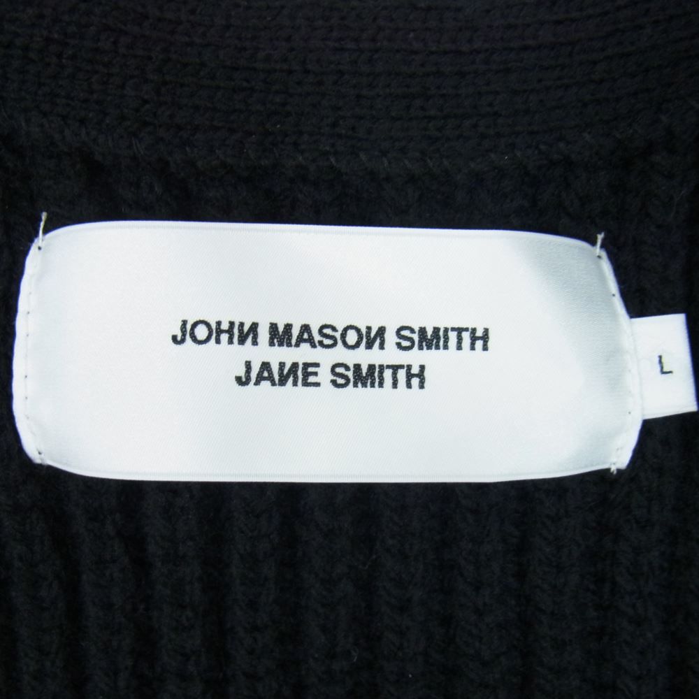 br>JOHN MASON SMITH <br>ニットベスト ブラック サイズ：Ｌ （ジョン