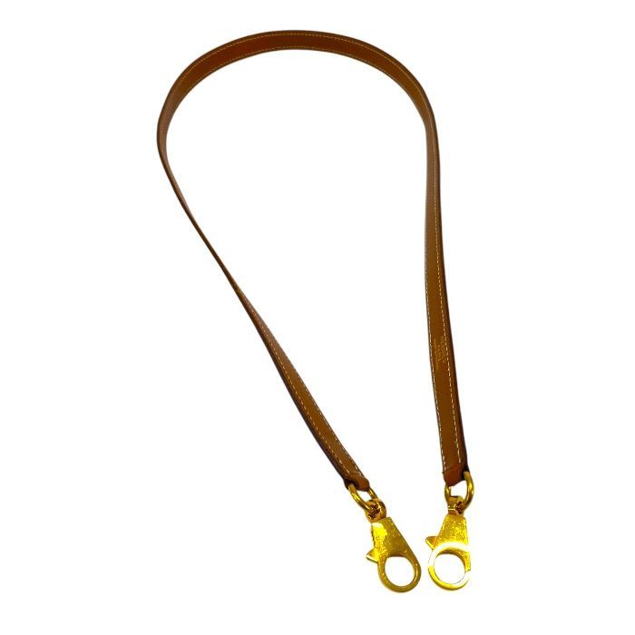 ABランク】 エルメス HERMES ショルダーストラップ エプソン (レザー