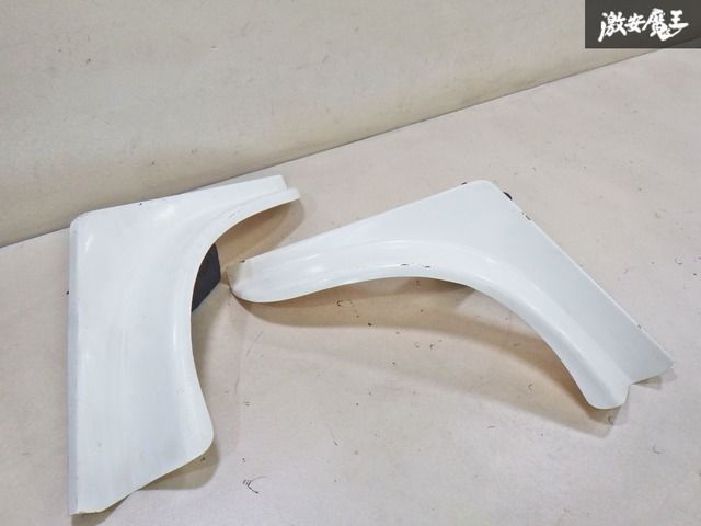 アウトレット品 社外 J58 ジープ ナロー フロント オーバーフェンダー 左右セット FRP製 ソリット白系 棚32-2