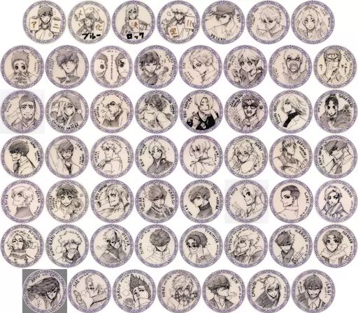 中古】雑貨 全54種セット 「ブルーロック展 クリアシートコレクションA